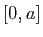 $ [0,a]$