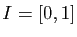 $ I=[0,1]$