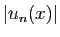$ \vert u_n(x)\vert$