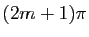 $ (2m+1)\pi$