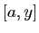 $ [a,y]$