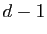 $ d-1$