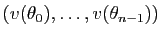 $ (v(\theta_0),\ldots,v(\theta_{n-1}))$