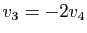 $ v_3=-2v_4$