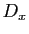 $ D_x$