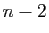 $ n-2$