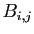 $ B_{i,j}$