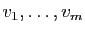 $ v_1,\ldots,v_m$