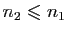 $ n_2\leqslant n_1$