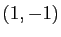 $ (1,-1)$