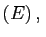 $\displaystyle (E) , $