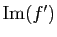 $ \mathrm{Im}(f')$