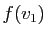 $ f(v_1)$