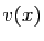 $ v(x)$