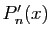 $ P'_n(x)$