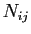 $ N_{ij}$
