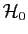 $ \mathcal{H}_0$