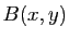 $ B(x,y)$
