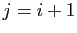 $ j=i+1$