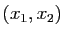 $ (x_1,x_2)$