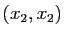 $ (x_2,x_2)$