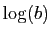 $ \log(b)$