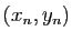 $ (x_n,y_n)$