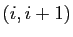 $ (i,i+1)$