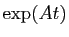 $ \exp(At)$