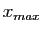 $ x_{max}$