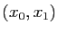 $ (x_0,x_1)$