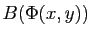$ B(\Phi(x,y))$