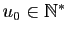 $ u_0\in\mathbb{N}^*$