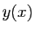 $ y(x)$