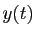 $\displaystyle y(t)$