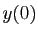 $ y(0)$