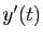 $ y'(t)$