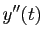 $\displaystyle y''(t)$