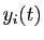 $ y_i(t)$