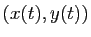 $ (x(t),y(t))$