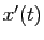 $ x'(t)$