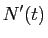 $\displaystyle N'(t)$