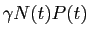 $ \gamma N(t)P(t)$