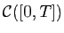 $ {\cal C}([0,T])$