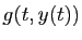 $ g(t,y(t))$