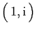 $ \big( 1,\mathrm{i} \big)$