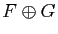 $ F\oplus G$