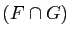 $ (F\cap G)$