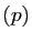 $ (p)$