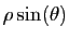 $ \rho\sin(\theta)$